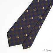 DND50031 紺茶 [ディズニー ミッキーベーシックネクタイ]