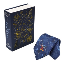 DSDW1472 [ディズニー ファンタジア BOOK型BOX入り 総柄ネクタイ]