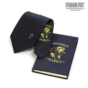 PNDW1139紺 [PEANUTS 75th ネクタイ＆ノートセット]