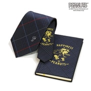 PNDW1142紺 [PEANUTS 75th ネクタイ＆ノートセット]