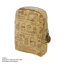 DS913877C コスメ 黄 [ディズニー コスメポーチ くまのプーさん カリグラフィ柄]