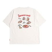 5501071 06 LL [パワートゥザピープル POWER TO THE PEOPLE 寿司マルチTシャツ オフホワイト LL]