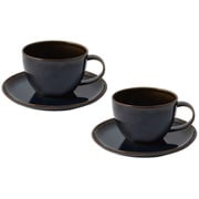 「クラフテッド デニム」 カップ＆ソーサー ペア（2客セット） 国内正規品 315556