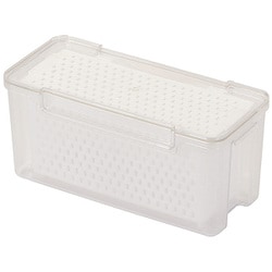 保存容器 水切り ザル付 コンテナ 1.0L 日本製 フレッシュスタック HC-995