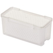 保存容器 水切り ザル付 コンテナ 1.0L 日本製 フレッシュスタック HC-995