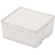 保存容器 水切り ザル付 コンテナ 2.4L 日本製 フレッシュスタック HC-996