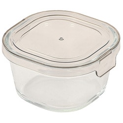 保存容器 280ml 耐熱ガラス フタを外してオーブン使用可能 フタを外して電子レンジ使用可能 フタを外して食洗機使用可能 スタッキング可能 レンジスタック HC-997
