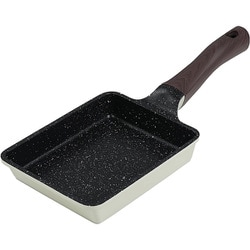 軽い 軽量 玉子焼13×18cm フライパン マーブルコート IH対応 ガス火対応 丈軽 HC-1073