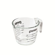 PYREX パイレックス メジャーカップ 250ml 耐熱ガラス オーブン対応 電子レンジ対応 食洗機対応 冷凍庫対応 ブラック CP-8655