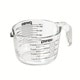 PYREX パイレックス メジャーカップ 1.0L 耐熱ガラス オーブン対応 電子レンジ対応 食洗機対応 冷凍庫対応 ブラック CP-8657