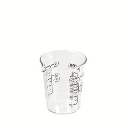PYREX パイレックス Blow メジャーカップ 100 耐熱ガラス オーブン対応 電子レンジ対応 食洗機対応 冷凍庫対応 ブラック CP-8658