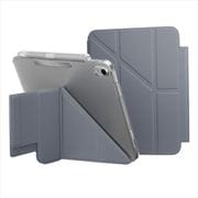 iPad A16 対応 ケース 軽量 持ち運び 可 ペン収納 スタンド 付 耐衝撃 背面 透明 クリア カバー FACET with Pencil Holder アラスカンブルー ME_PPHCSPLF2_AB