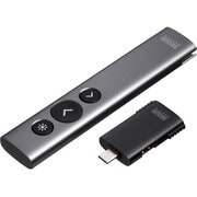 ワイヤレスプレゼンター 2.4GHz USB Type-C PD急速充電 HDMI出力ポート付き ガンメタリック MA-WPR16GM