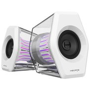 Hecate製 デスクトップ 2.0ゲーミングスピーカー G2000PRO ホワイト ED-G2000PRO-WH