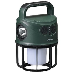 USB充電式LEDランタン＆ライト 前面ライト：白色LED（交換不可） ランタン：白色LED、電球色LED（交換不可） LA4S2004GN