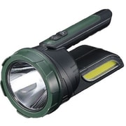 USB充電式LED強力ライト＆ワークライト 前面ライト：白色LED/底面ランタン：白色＆赤色LED（交換不可） LA4S2104GN