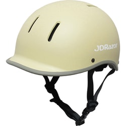 ヘルメット 57cm～60cm ベージュ SG規格適合 ハードシェルタイプ 360度クッション サイズ調整ダイヤル付 ワンタッチアゴひも JD-H03