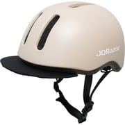 ヘルメット 57cm~60cm ミルクティー SG規格適合 ソフトシェルタイプ サイズ調整ダイヤル付 ワンタッチアゴひも JD-H04