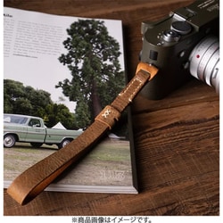 リストストラップ （CURA真鍮製2重リング） フルレザー 006 ブラウン FULL-LE-CURA-006