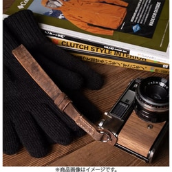 リストストラップ （CURA真鍮製2重リング） 手染めエイジング フルレザー 000 ブラックブラウン HAND-AG-CURA-000