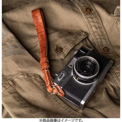 リストストラップ （CURA真鍮製2重リング） 手染めエイジング フルレザー 003 レッドブラウン HAND-AG-CURA-003