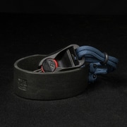 パラシューター リストストラップ （ピークデザイン アンカーリンクス） レザー 014 ブラック＋ブルー PA-SHO-PEAK-014