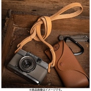 ネックストラップ ストレートカット (CURA真鍮製2重リング) フルレザー 007 125cm Natural NE-ST-CU-125-007