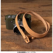 ネックストラップ テーパードカット (CURA真鍮製2重リング) フルレザー 007 125cm Natural NE-ST-TA-CU-125-007