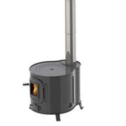 時計型ストーブミニ グレー AF-40GY