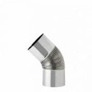 ステンレスエントツ エビ曲45° 110mm 12481