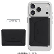 多機能カードケース MagSafe対応 最大8枚カード収納 ジェットブラック MB005-1-JTBK