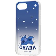 iPhone 16e 用 ディズニー 耐衝撃 ハイブリッドケース スティッチ おやすみ2 RC-DP50UC4C/ST31_IF01