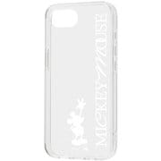 iPhone 16e 用 ディズニー 耐衝撃 ハイブリッドケース ミッキーマウス シルエット W RC-DP50UC4C/MK65_IF01