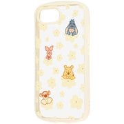 iPhone 16e 用 ディズニー Puffull 衝撃吸収 バンパー ハイブリッドケース プーさんと仲間達 花柄2 RC-DP50CMD2MLW/PO72