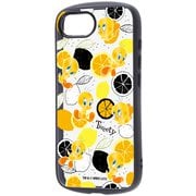 iPhone 16e 用 ルーニー・テューンズ Puffull 衝撃吸収 バンパー ハイブリッドケース トゥイーティー/総柄2 RC-WP50CMD2B/TWB3