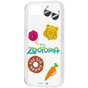 iPhone 16e 用 ディズニー 耐衝撃 ハイブリッドケース ズートピア アイコン RC-DP50UC4C/Z24_IF02