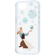 iPhone 16e 用 ディズニー 耐衝撃 ハイブリッドケース シンデレラ シャボン玉 RC-DP50UC4A/CN17_IF02