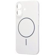 iPhone 16 用 ハードケース スリムフィット 0.6mm +マグネット充電対応 ホワイト RT-P46PMS/W
