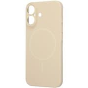 iPhone 16 用 ハードケース スリムフィット 0.6mm +マグネット充電対応 ベージュ RT-P46PMS/BE