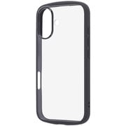 iPhone 16 用 ハイブリッドタフケース Puffull +レンズガードリング ブラック RT-P46CMD/B