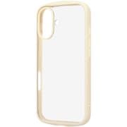 iPhone 16 用 ハイブリッドタフケース Puffull +レンズガードリング ミルクホワイト RT-P46CMD/MLW