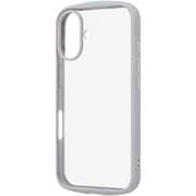 iPhone 16 用 ハイブリッドタフケース Puffull +レンズガードリング グレー RT-P46CMD/GR