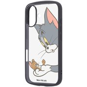 iPhone 16 用 トムとジェリー Puffull 衝撃吸収 バンパー ハイブリッドケース トムとジェリー キャッチ 3 RC-WP46CMD2B/TJ96