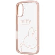 iPhone 16 用 ミッフィー Puffull 衝撃吸収 バンパー ハイブリッドケース ミッフィー RC-BP46CMD2P/MF77