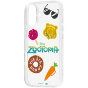 iPhone 16 用 ディズニー 耐衝撃 ハイブリッドケース ズートピア アイコン RC-DP46UC4C/Z24_IF02