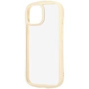iPhone 15/14/13 用 ハイブリッドタフケース Puffull ＋レンズガードリング ミルクホワイト RT-P51CMD1/MLW