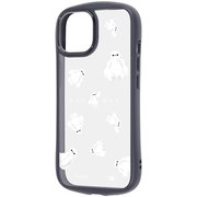 iPhone 15/14/13 用 ディズニー Puffull 衝撃吸収 バンパー ハイブリッドケース ベイマックス ふわふわ2 RC-DP51CMD2B/BX21