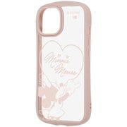 iPhone 15/14/13 用 ディズニー Puffull 衝撃吸収 バンパー ハイブリッドケース ミニーマウスサイン RC-DP51CMD2P/MN25