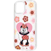 iPhone 15/14/13 用 ディズニー 耐衝撃 ハイブリッドケース ミニー ハートフラワー RC-DP51UC4C/MN42_IF01