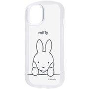 iPhone 15/14/13 用 ミッフィー Puffull 衝撃吸収 バンパー ハイブリッドケース ミッフィー/スタンダード4 RC-BP51CMD2C/MFA4
